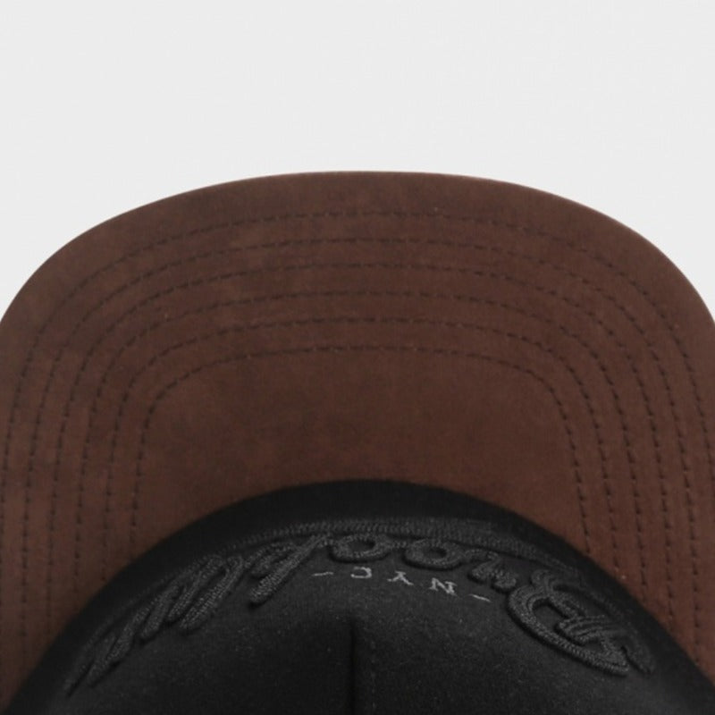 Trendy flat brimmed snapback hats adjustable woolen hat brooklyn for men and women