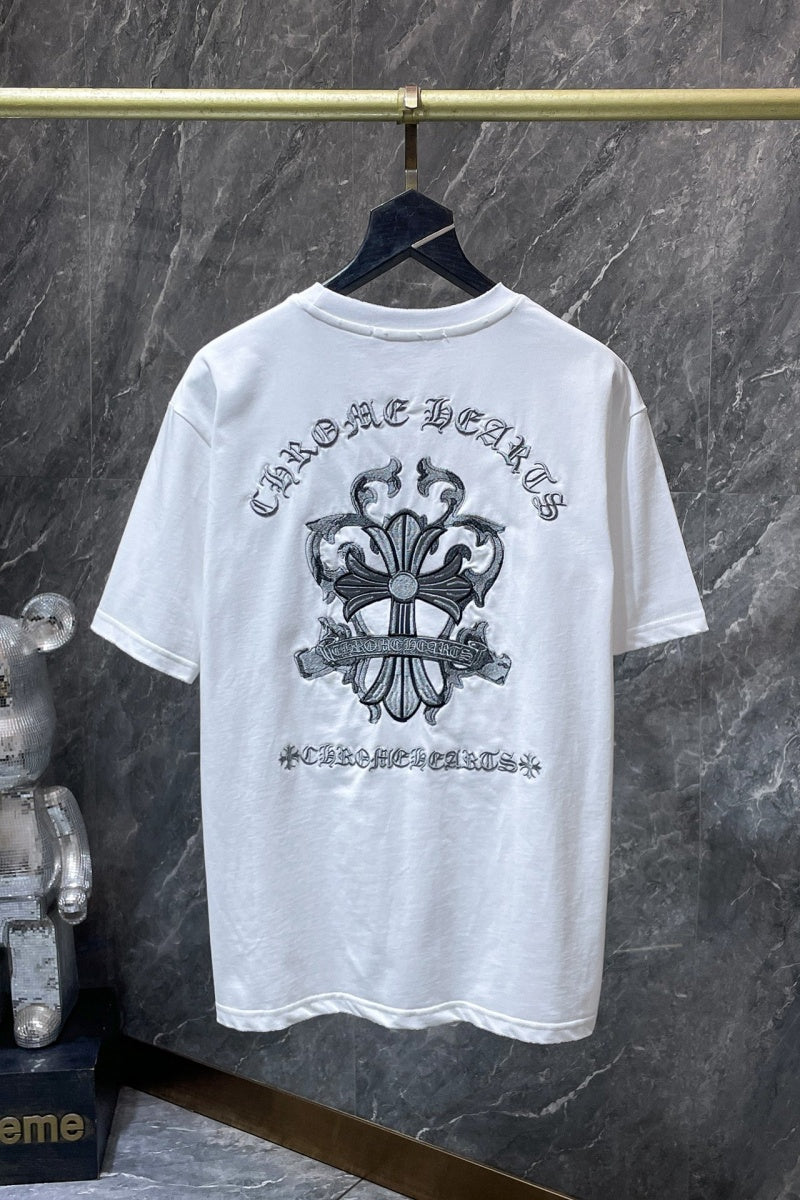 Chrome heart T shirts High-quality 100% cotton streetwear
