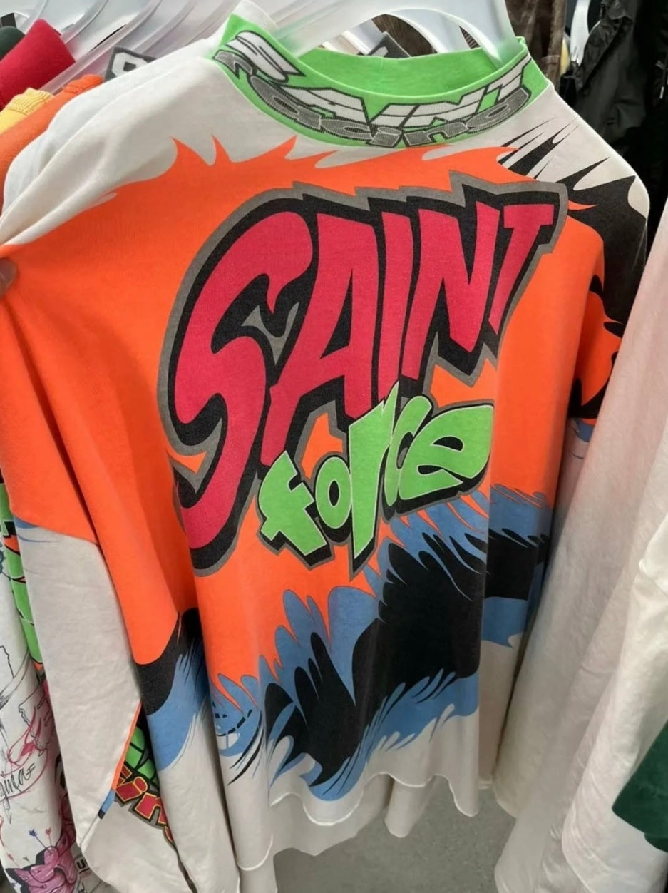 Saint Michael long sleeve shirts