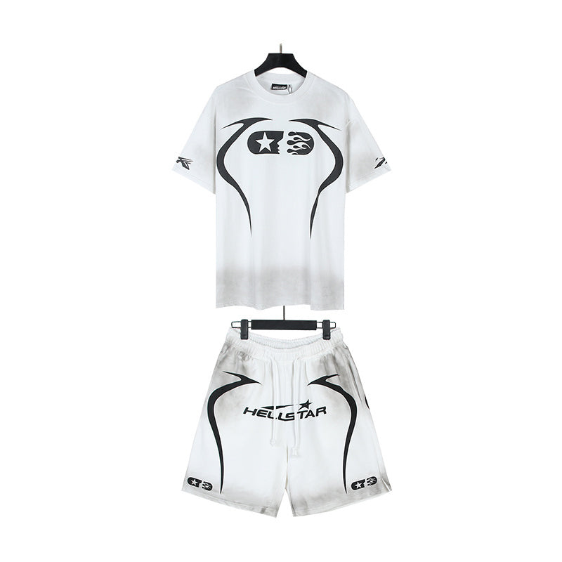 HS T-Shirt And Shorts Two-Piece Set