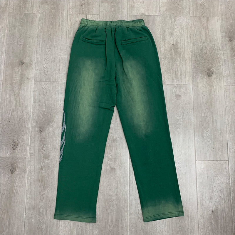 Lost intricacy Sweatpants rhinestones