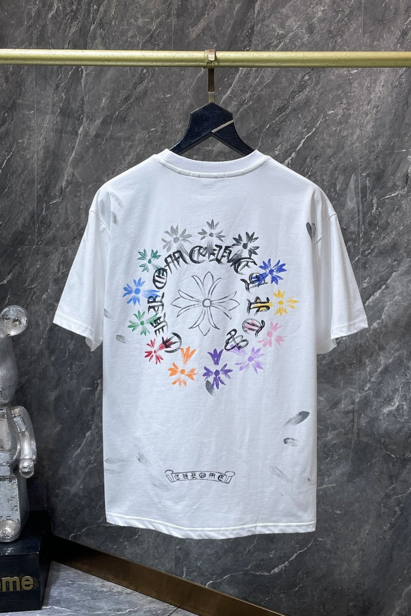 Chrome heart T shirts High-quality 100% cotton streetwear