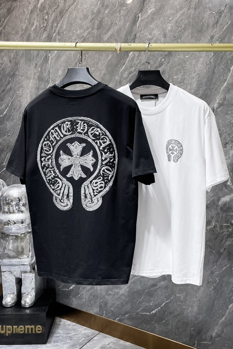 Chrome heart T shirts High-quality 100% cotton streetwear