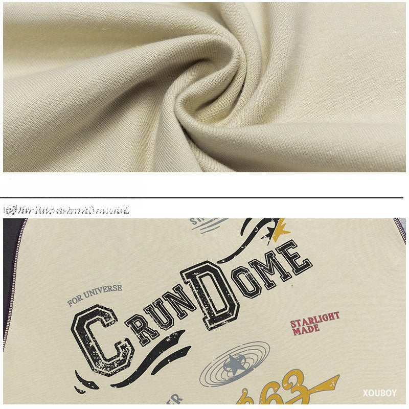 High-quality pure cotton T-shirt vintage couple