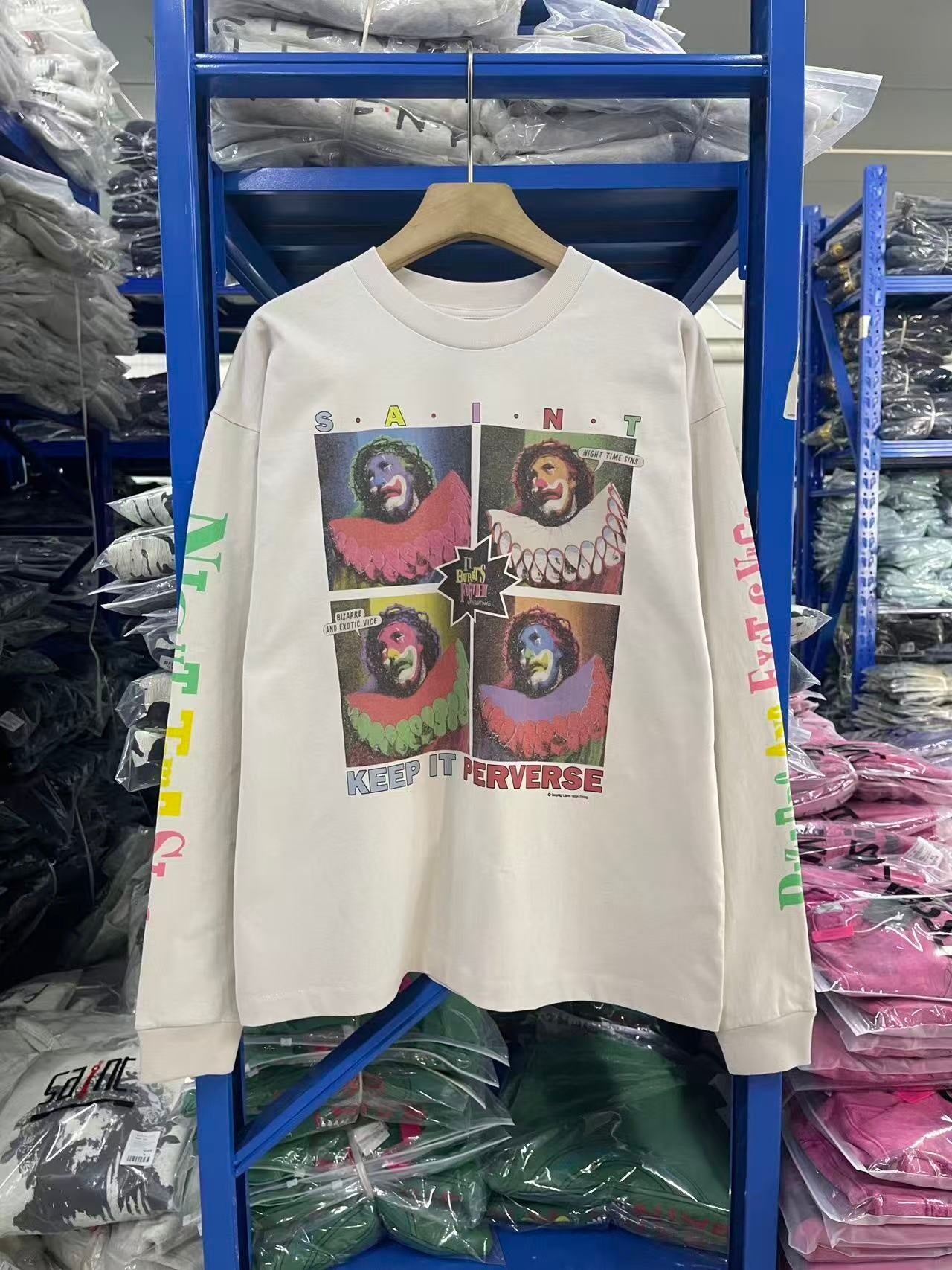 Saint Michael long sleeve shirts