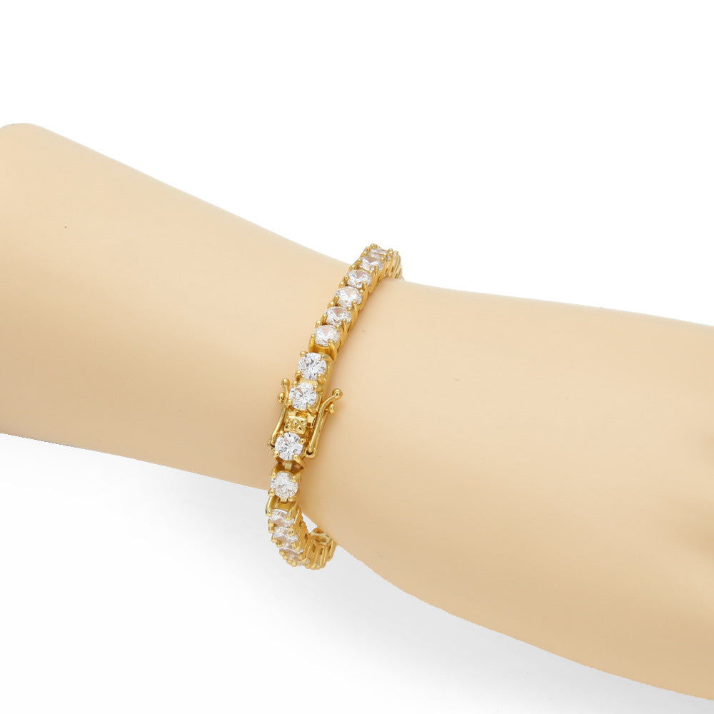 Bracelet ins Tennis Chain Trendy Diamond Jewelry St. Valentine's Spectrum