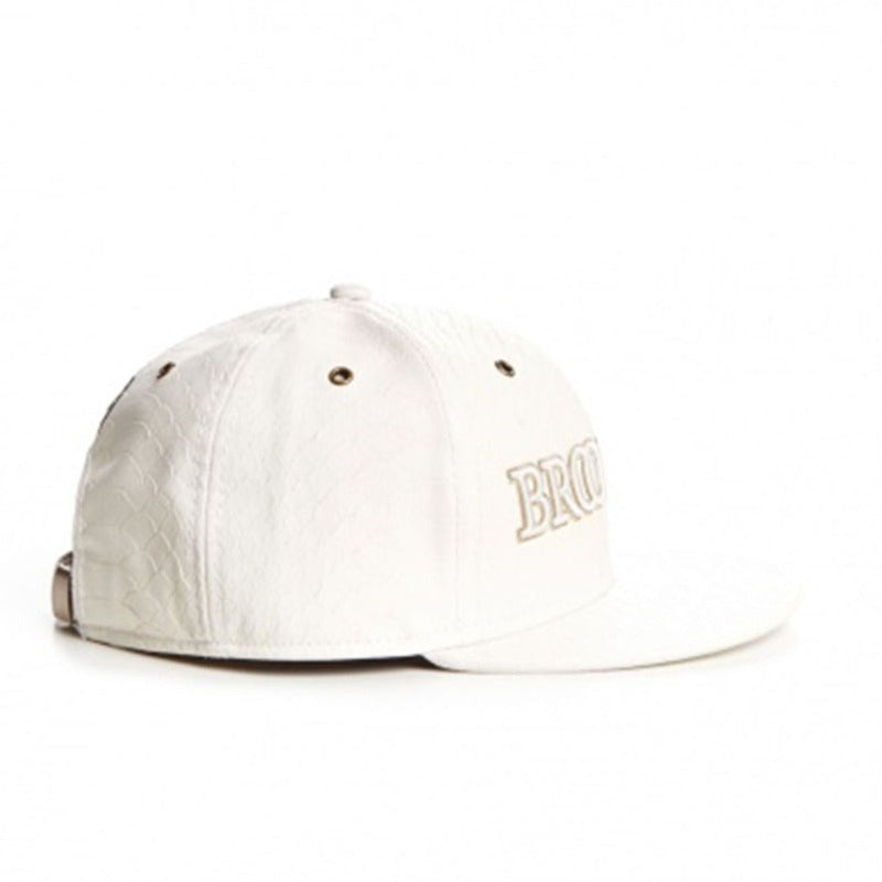 Trendy flat brimmed snapback hats leather brooklynletter