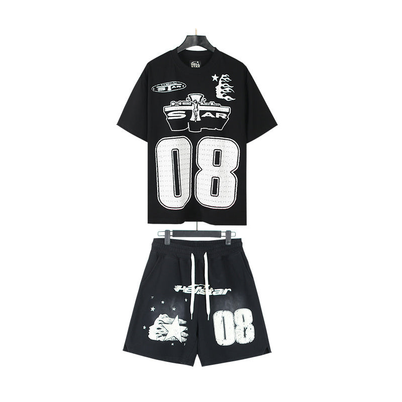 HS T-Shirt And Shorts Two-Piece Set