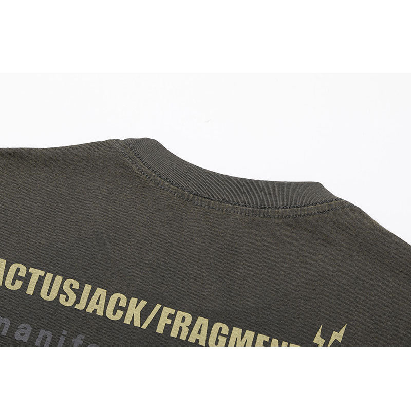 Travis Scott T-Shirt Vintage Loose Short Sleeve T-Shirt