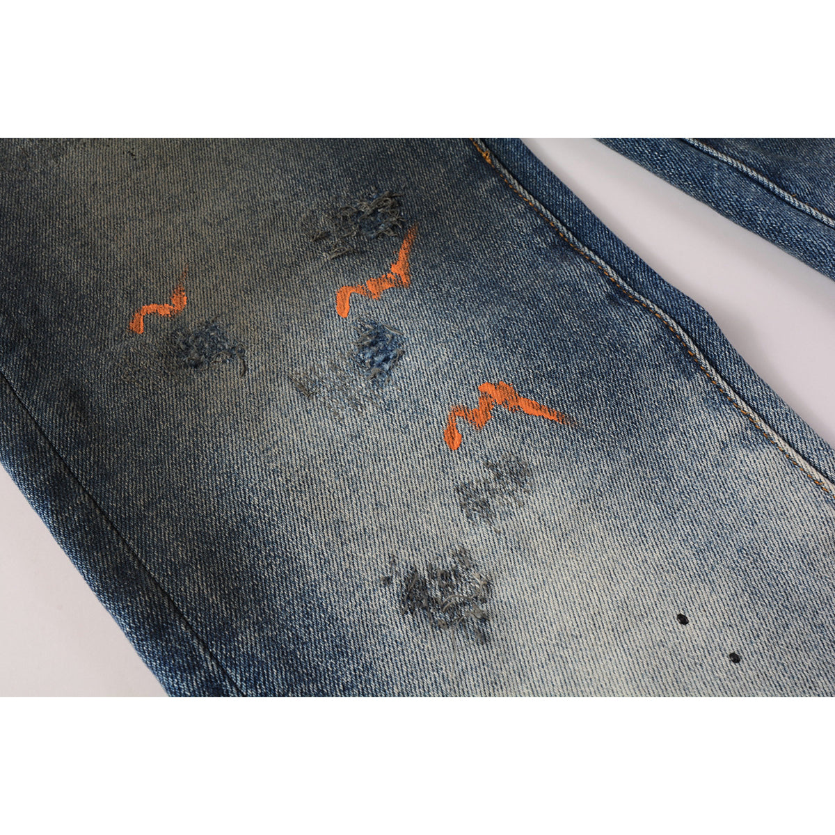Mens trendy purple jeans, 100% cotton Pure Cotton High Street Trend