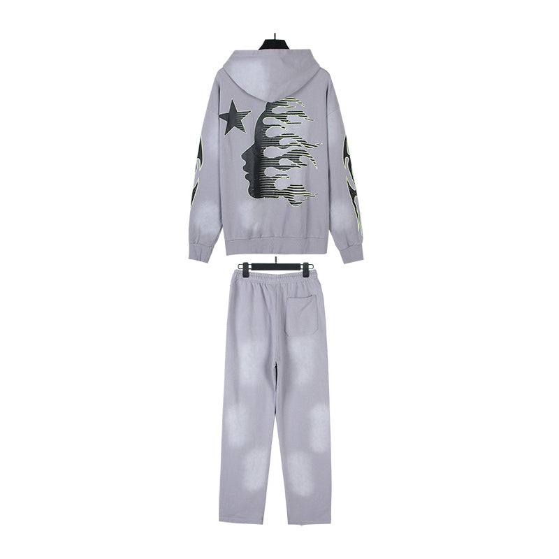 HS Hoodie And Pants Two-Piece Set
