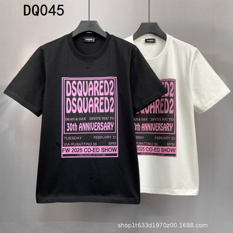DSQ2 T Shirts Letter Print Base