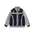 Unisex Jacket Western Denim Style Coat Retro Patchwork Denim Clothes Jacket Men's and Women's Loose Cardigan