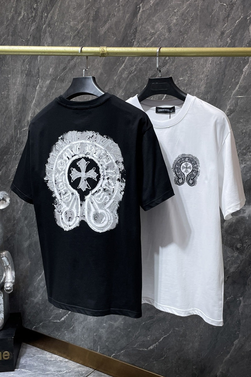 Chrome heart T shirts High-quality 100% cotton streetwear