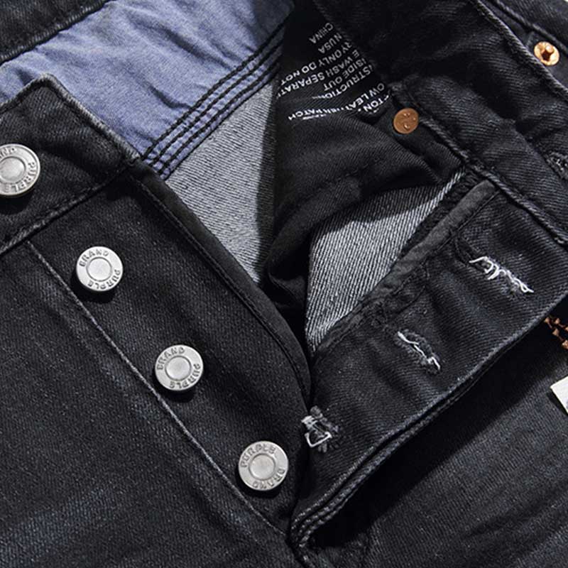 Mens trendy purple jeans, 100% cotton Jeans #PU100