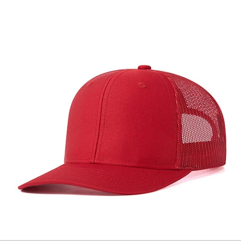 Trendy flat brimmed snapback hats breathable