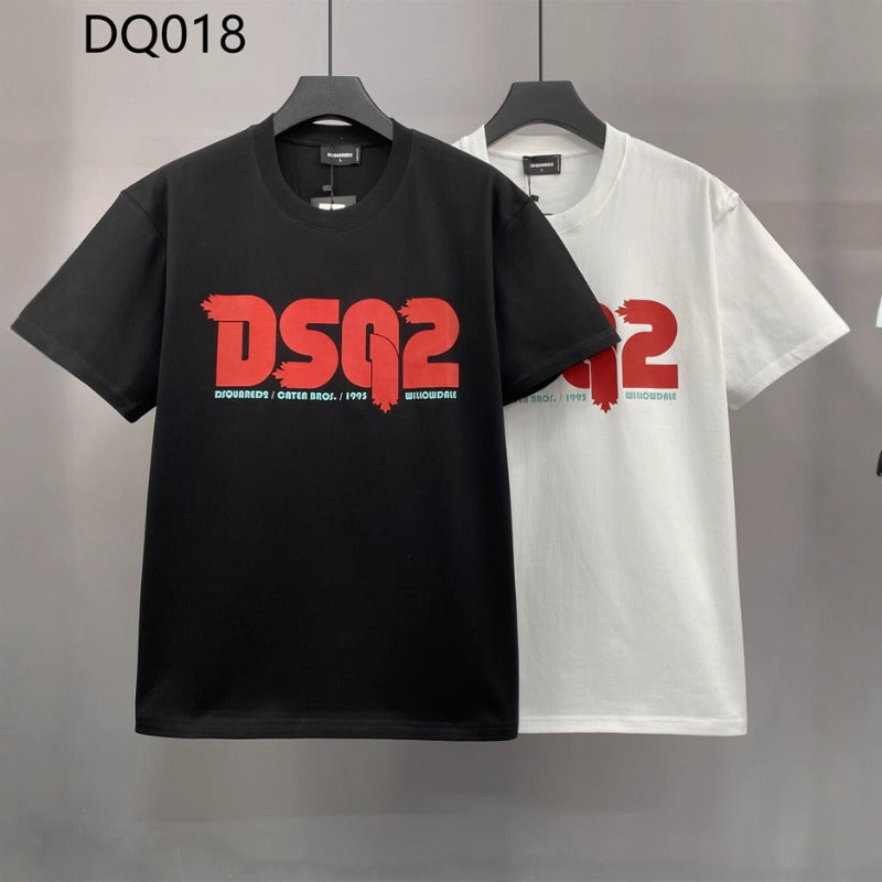 DSQ2 T Shirts Trendy Crew Neck Bottom Shirt