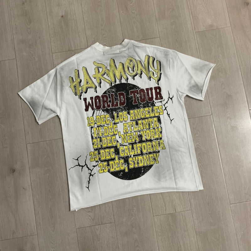 HARMONY T Shirts Street Trend Hot Diamonds