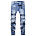 DSQ2 Jeans Maple Leaf Stickers Broken Copper Jeans