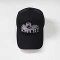 Amiri Hat Peaked Cap Sunshade Beach Casual Hat Adjustable Metal Lock Baseball Cap