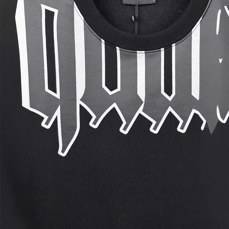DSQ2 T Shirts Summer European and American Trend Crew Neck Bottom Shirt