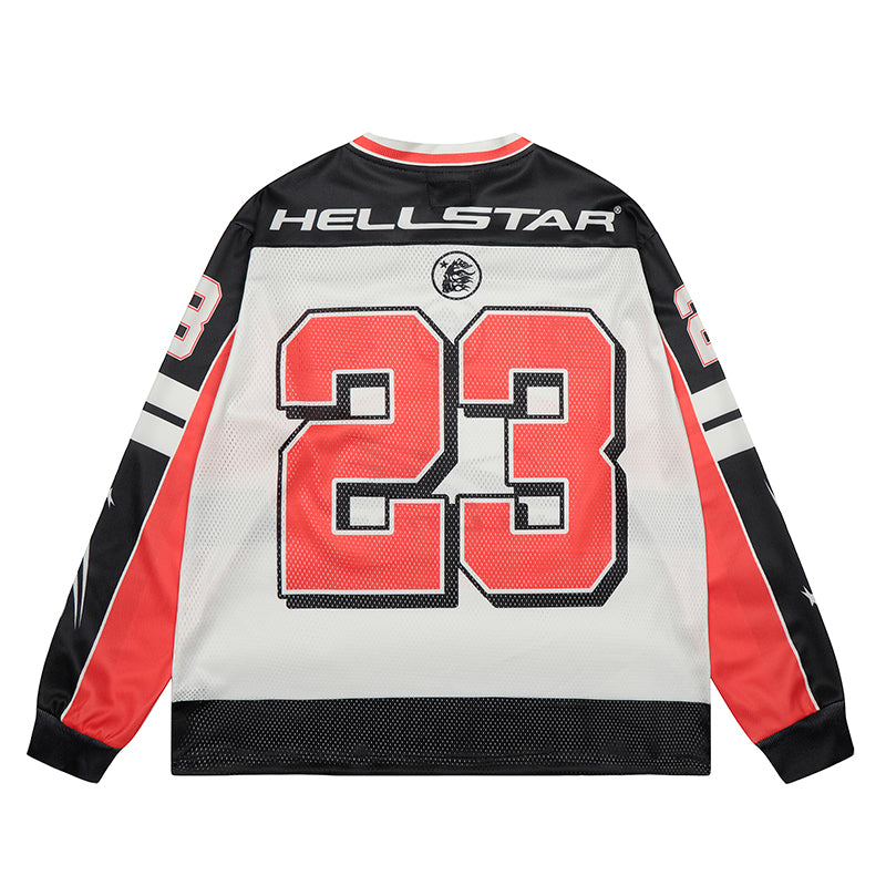 HS Long Sleeve Shirts Hip-hop loose oversize