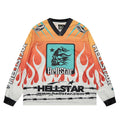 HS Long Sleeve Shirts Hip-hop loose oversize
