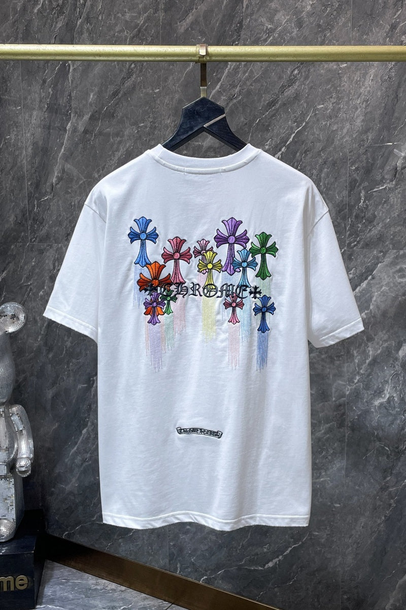Chrome heart T shirts High-quality 100% cotton streetwear