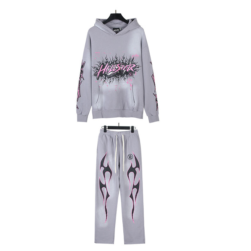 HS Hoodie And Pants Two-Piece Set