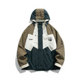 Unisex Jacket Shell Jacket Loose Hooded Coat Men's and Women's Couple Retro Jacket