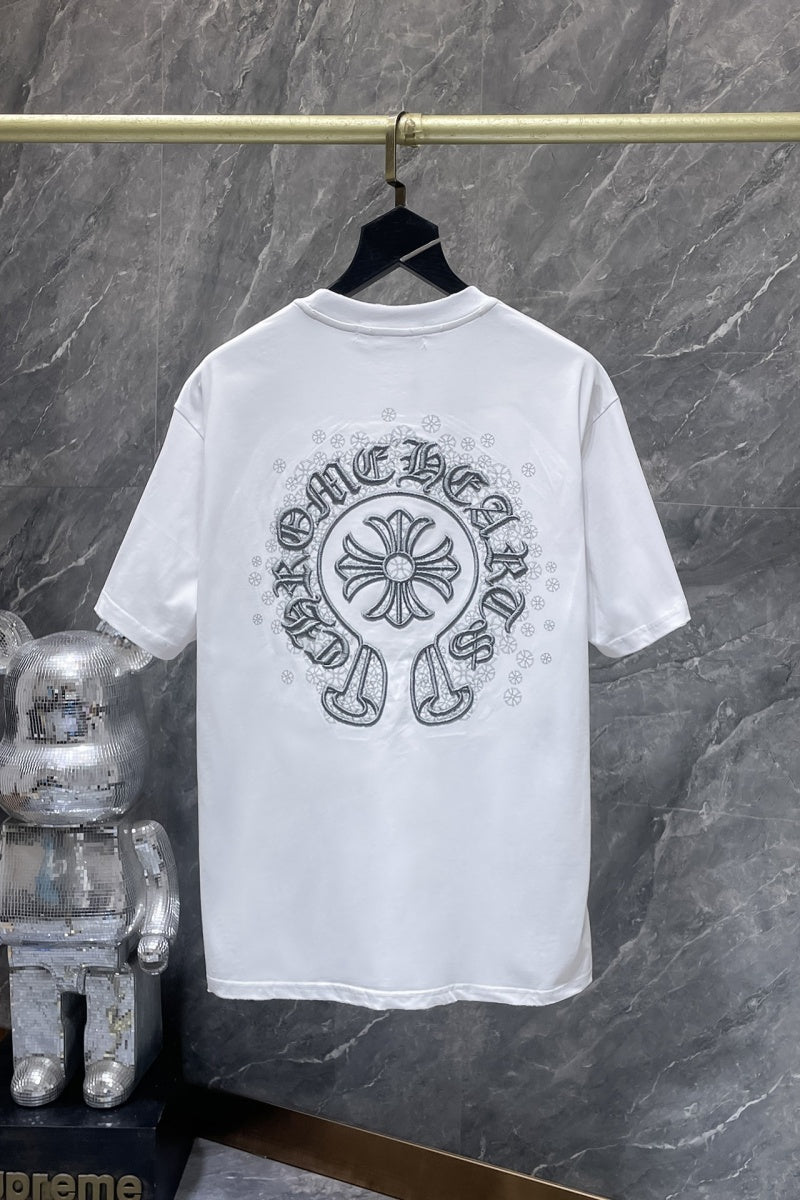 Chrome heart T shirts High-quality 100% cotton streetwear