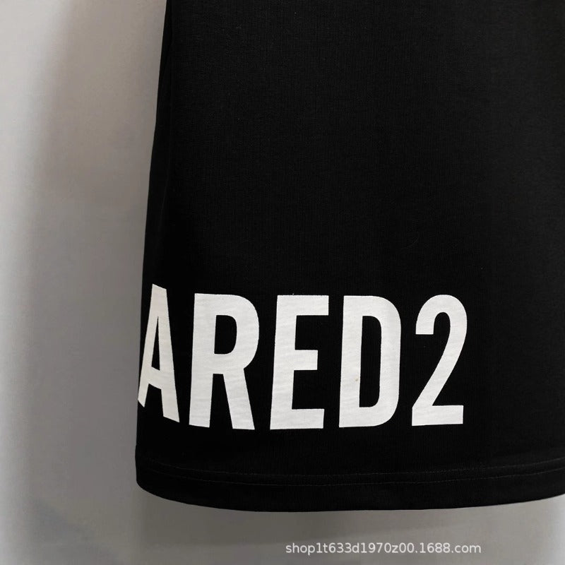 DSQ2 T Shirts Maple Leaf Letters