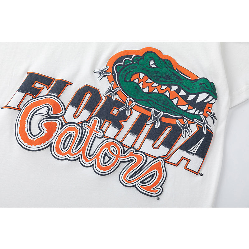 Travis Scott T Shirts x Mitchell x Ness Florida Gators Hand-Drawn Short Sleeve