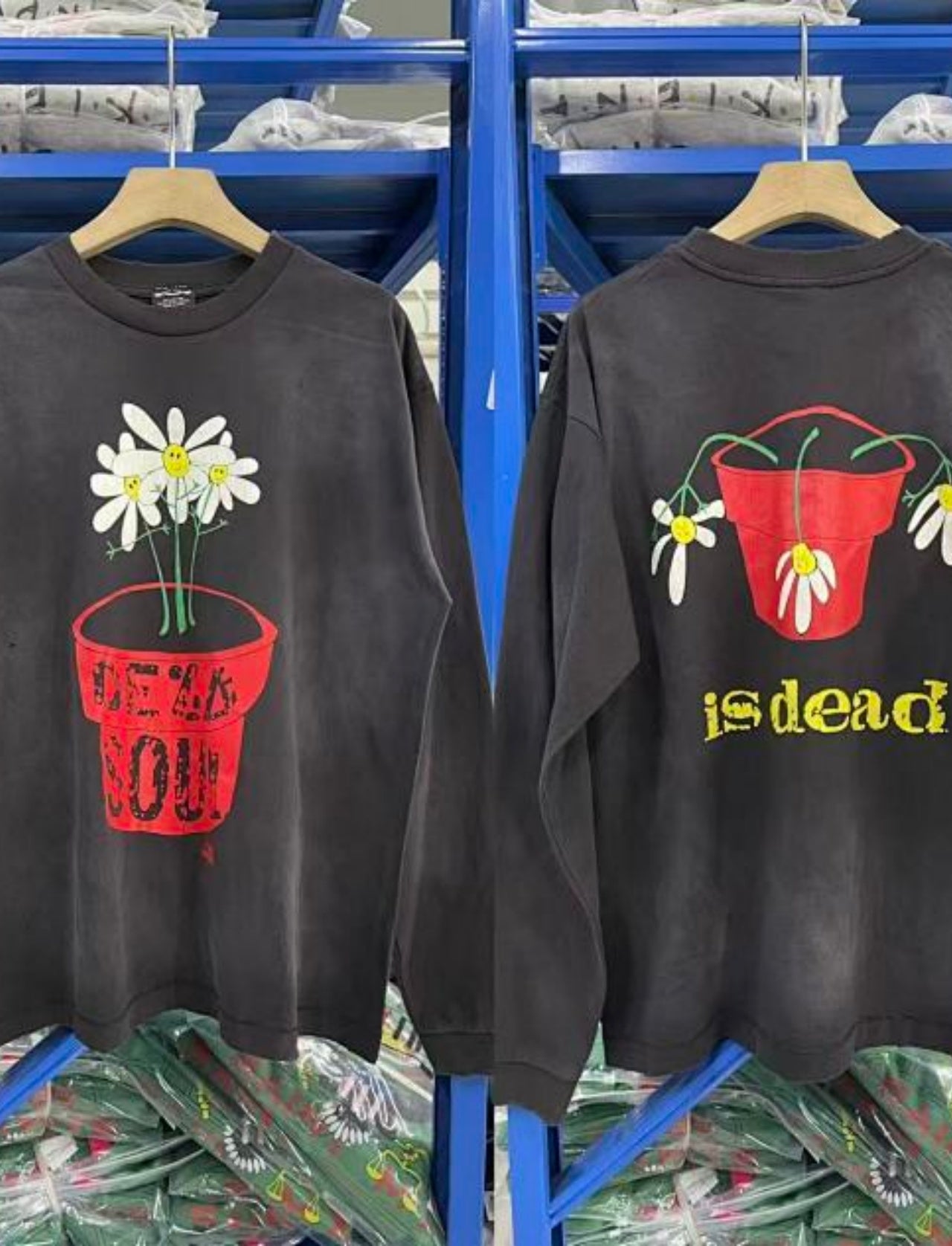 Saint Michael long sleeve shirts