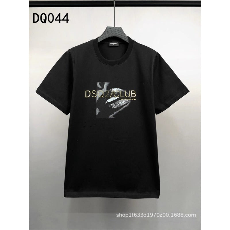 DSQ2 T Shirts Alphabet Trend Short Sleeves