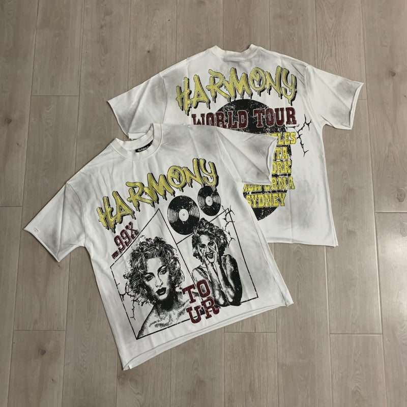 HARMONY T Shirts Street Trend Hot Diamonds