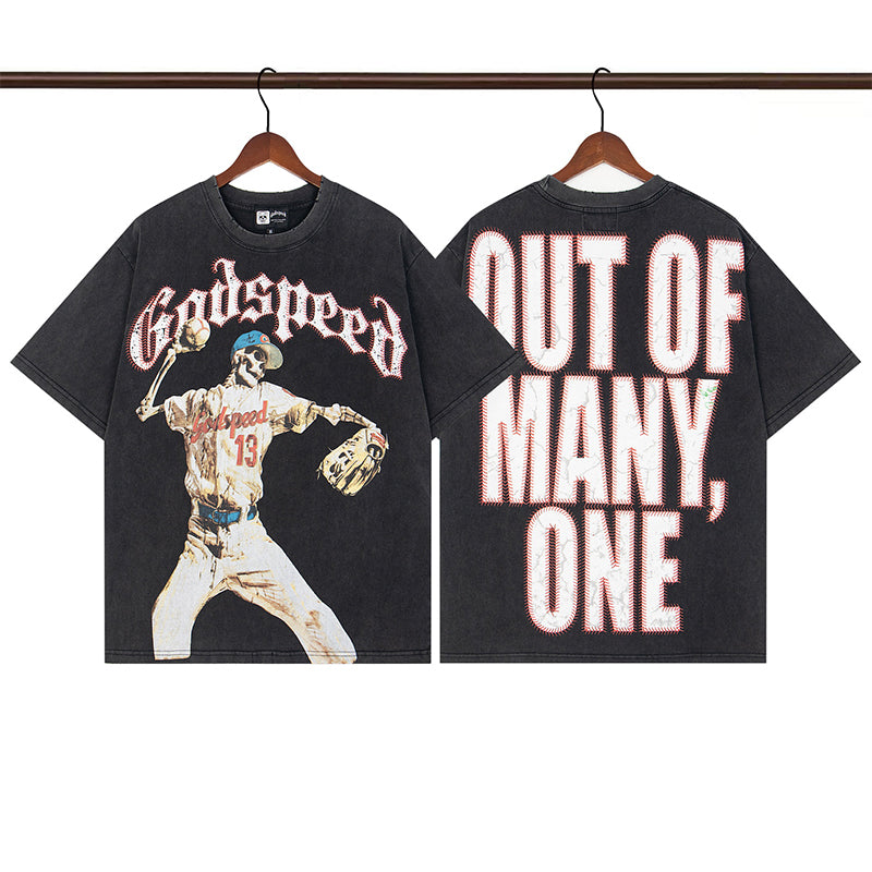 Godspeed T-Shirt Retro Fantasy Pattern