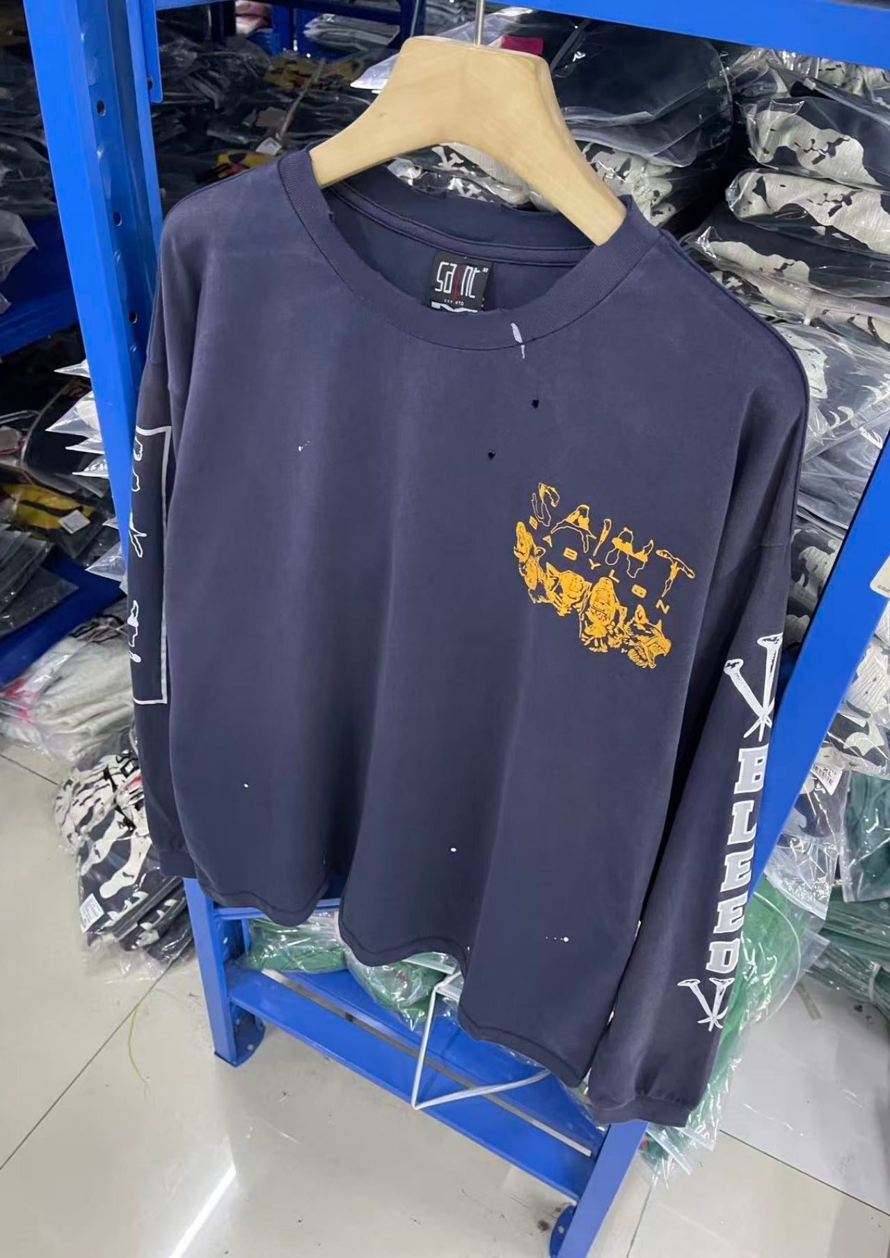 Saint Michael long sleeve shirts