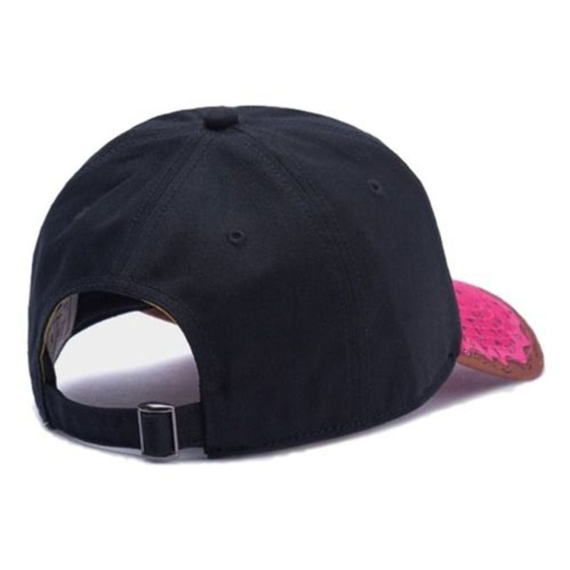Trendy flat brimmed snapback hats curved brim missing corner sunshade adjustable