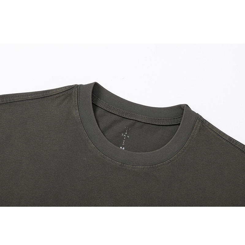 Travis Scott T-Shirt Vintage Loose Short Sleeve T-Shirt