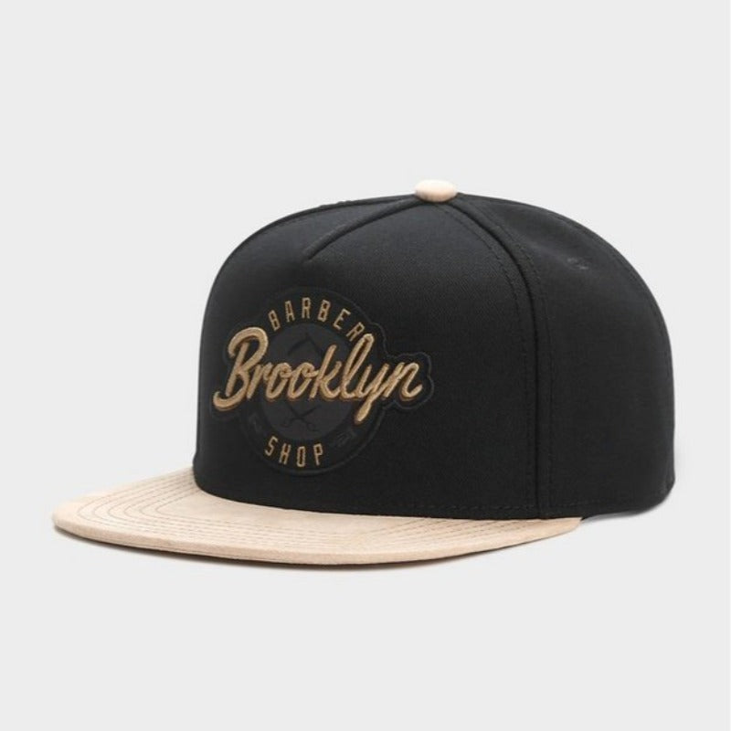 Trendy flat brimmed snapback hats brooklyn men's and women's adjustable