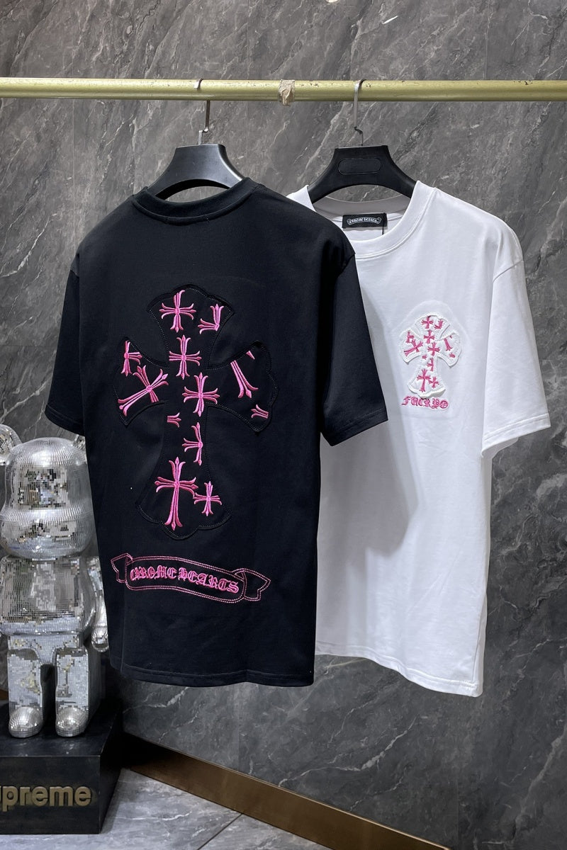 Chrome heart T shirts High-quality 100% cotton streetwear