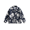 Unisex Jacket Vintage Jacket for Men and Women Couple Turn-down Collar Coat
