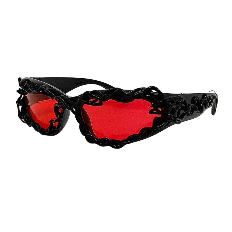 Trendy punk glasses y2k sunglasses
