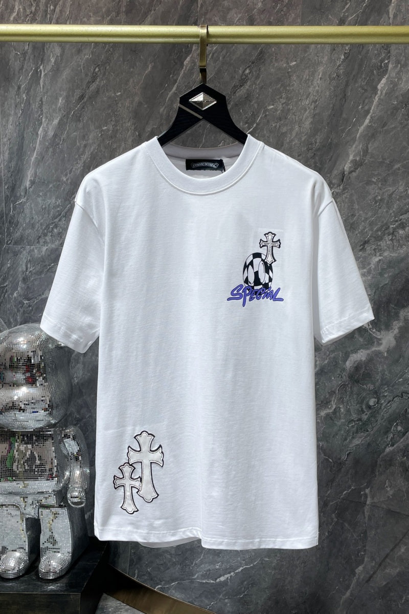 Chrome heart T shirts High-quality 100% cotton streetwear