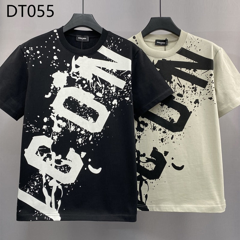 DSQ2 T Shirts Graffiti ICON Printing