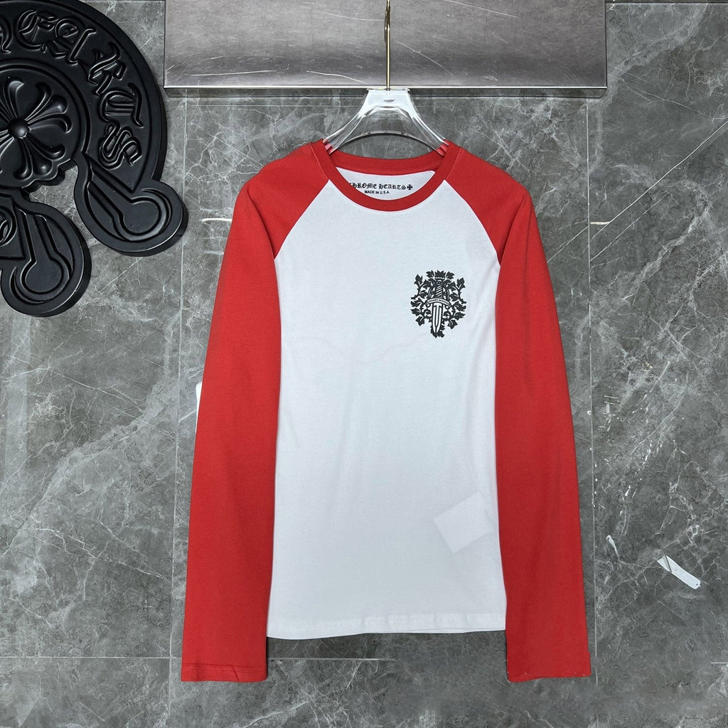 CHH  Heart Long Sleeve Shirt Unisex Fashion Loose Long Sleeve Shirt