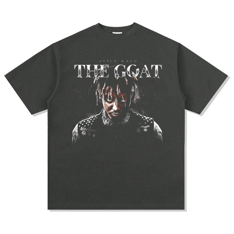 JUICE-WRLD-silver T-shirt