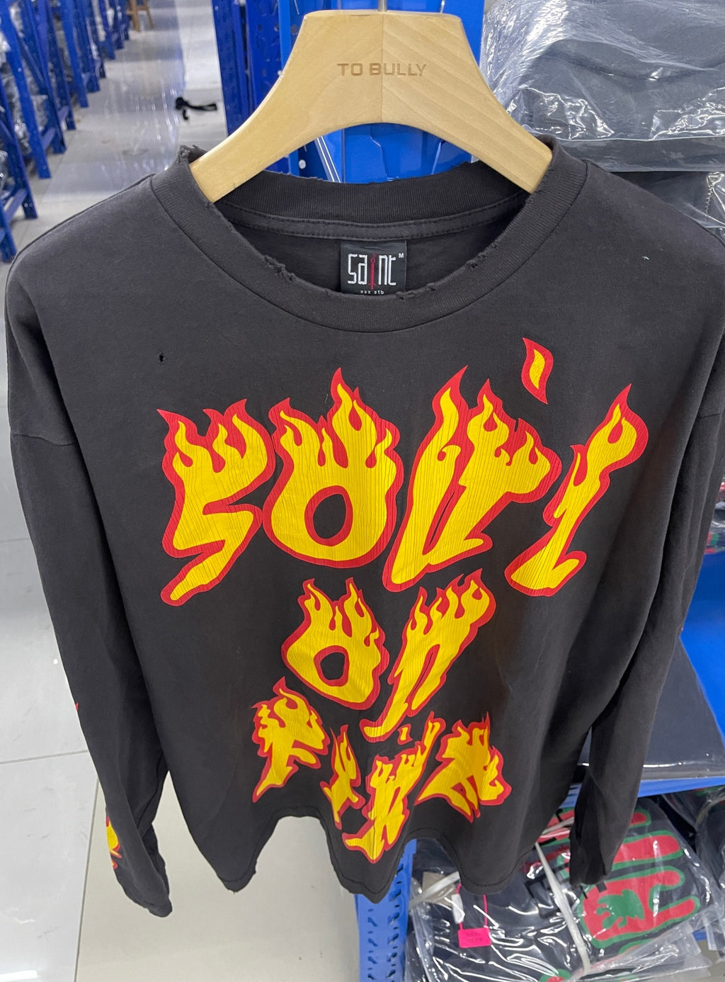 Saint Michael long sleeve shirts