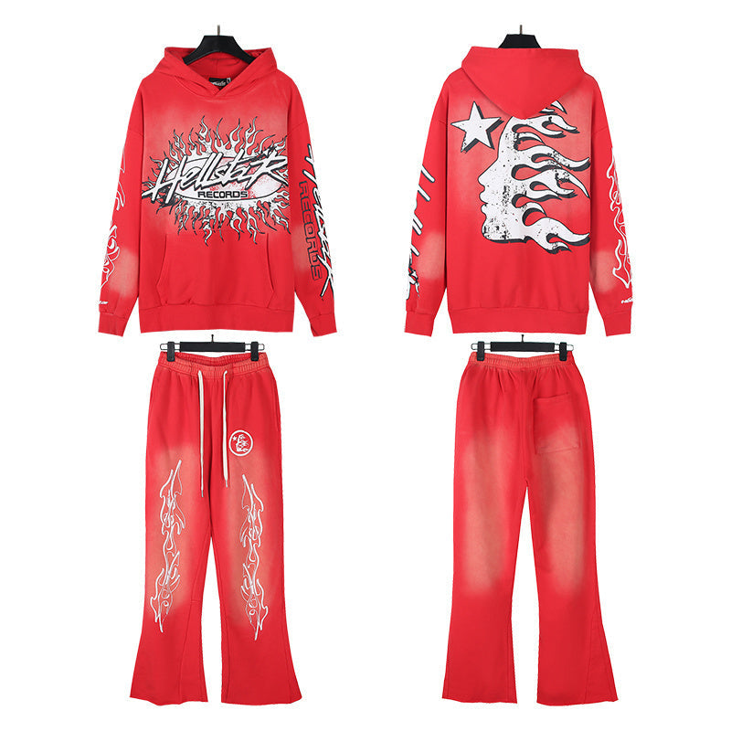 HS Hoodie And Pants Two-Piece Set